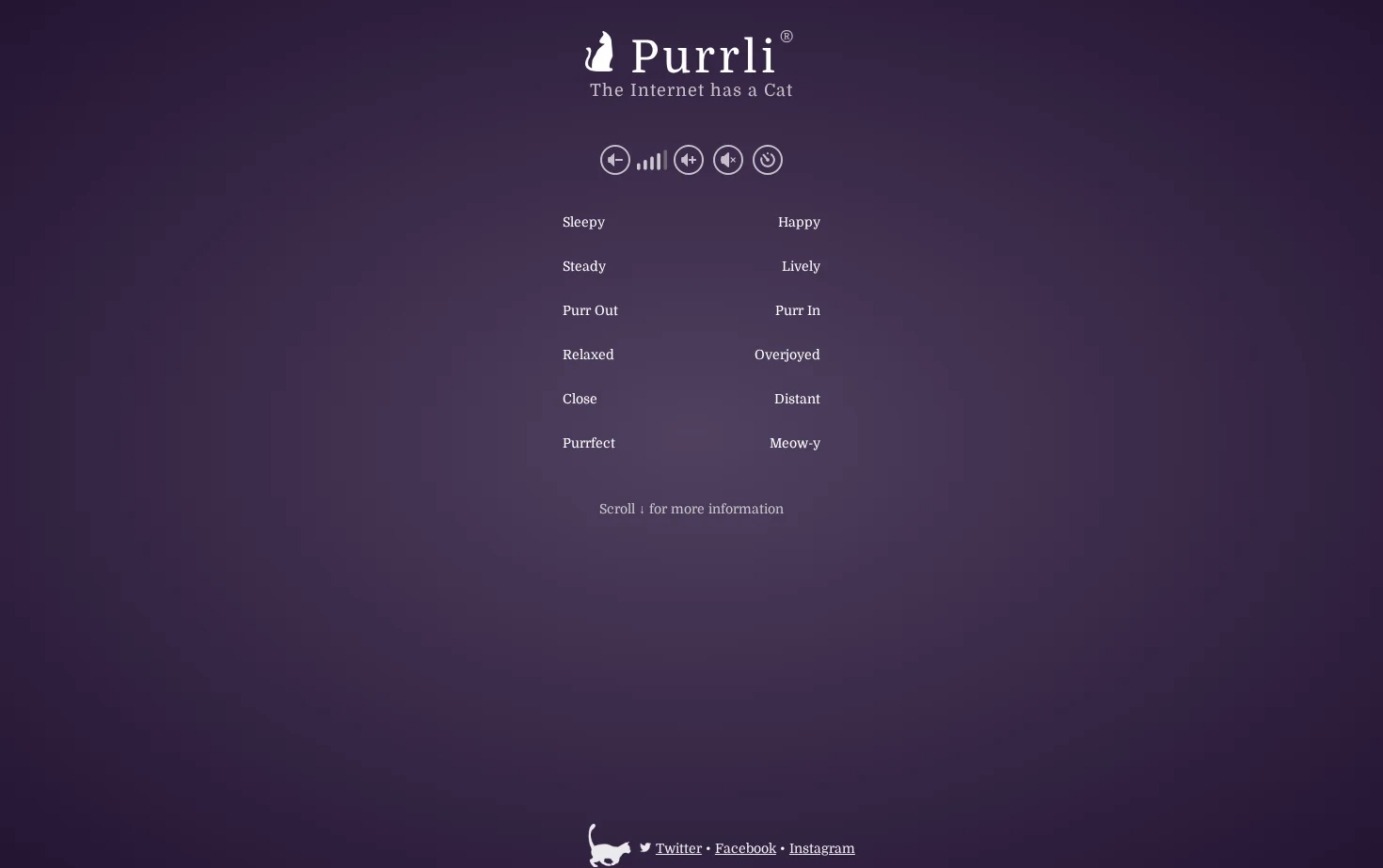 Purrli 页面快照